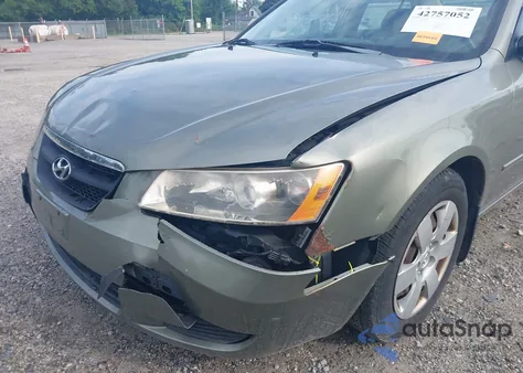 2008 Hyundai Sonata Gls z USA, uszkodzony, nr VIN 5NPET46C68H361107